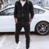 Férfi szabadidő együttes fekete színben Dstreet