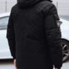 Férfi téli parka dzseki fekete Dstreet