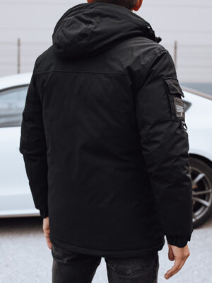 Férfi téli parka dzseki fekete Dstreet