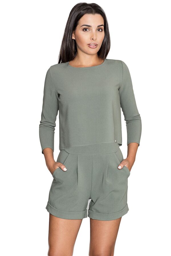 Figl női jumpsuit M445 Olive