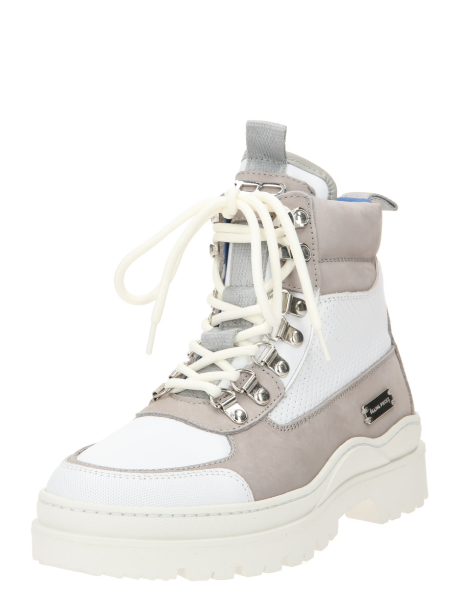 Filling Pieces Fűzős rövid szárú csizmák 'Mountain Onyx '  kék / taupe / világosszürke / fehér-Ár