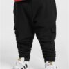 Fitted Cargo Boys' Sweatpants - Black