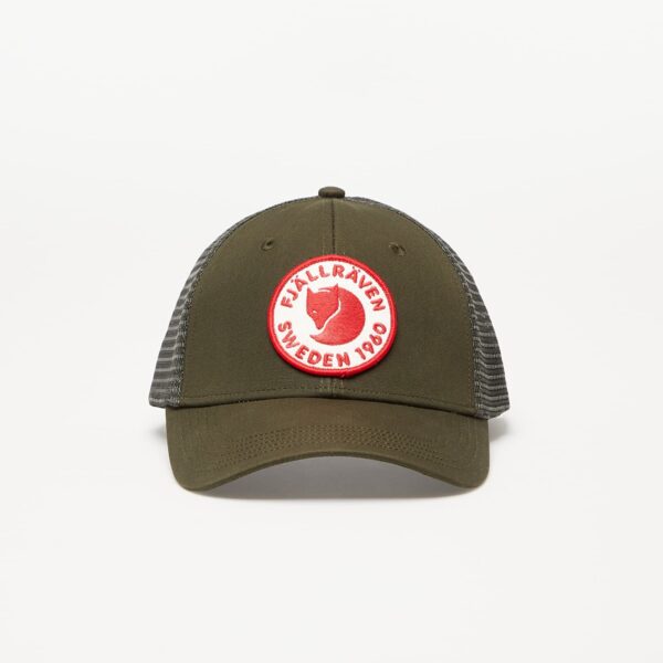 Fjällräven 1960 Logo Långtradarkeps Cap Deep Forest S/M-alacsony-ár