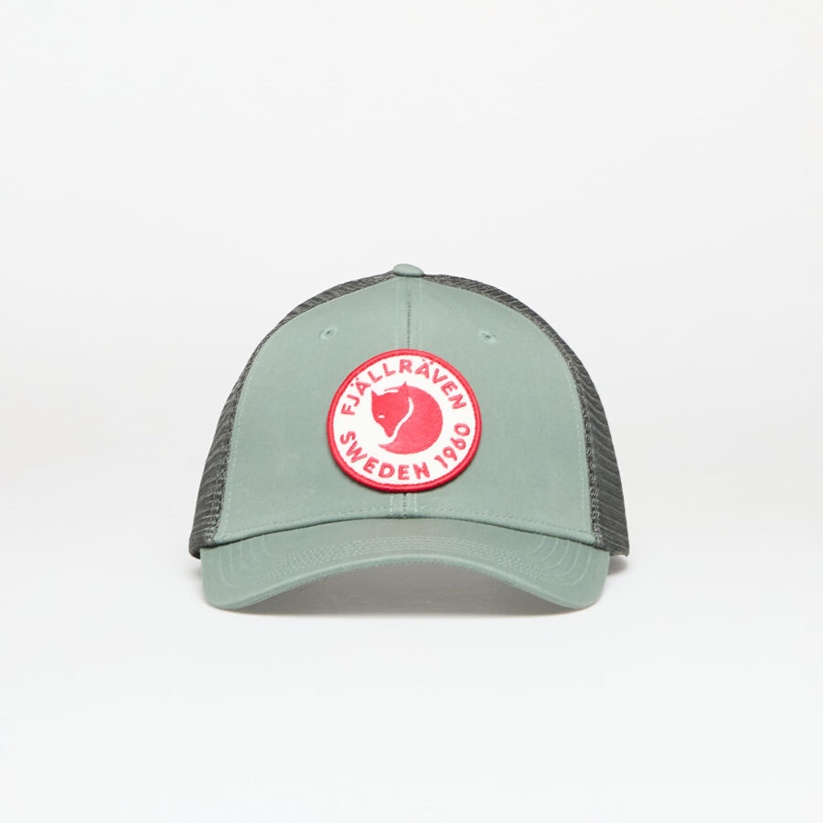 Fjällräven 1960 Logo Långtradarkeps Cap Patina Green S/M-alacsony-ár