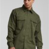 Flanellshirt olive