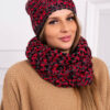 Flawia K269 women's set red+black
