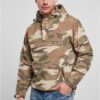 Fleece Pull Over Windbreaker Light Forest