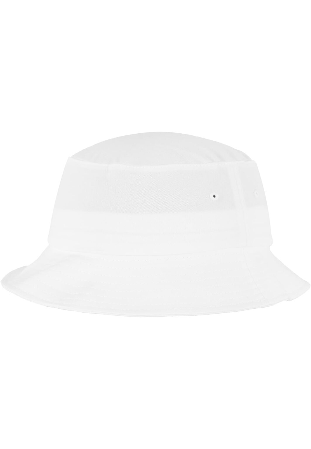 Flexfit Cotton Twill Bucket White Hat