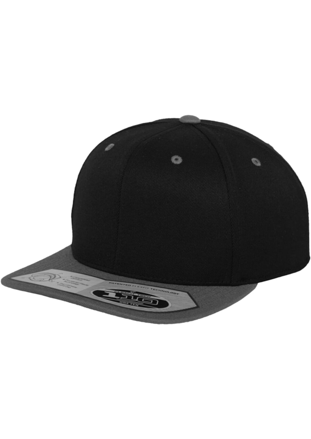 Flexfit Sapkák '110 Fitted'  szürke / fekete