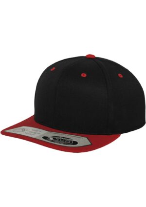 Flexfit Sapkák '110 Fitted'  tűzpiros / fekete