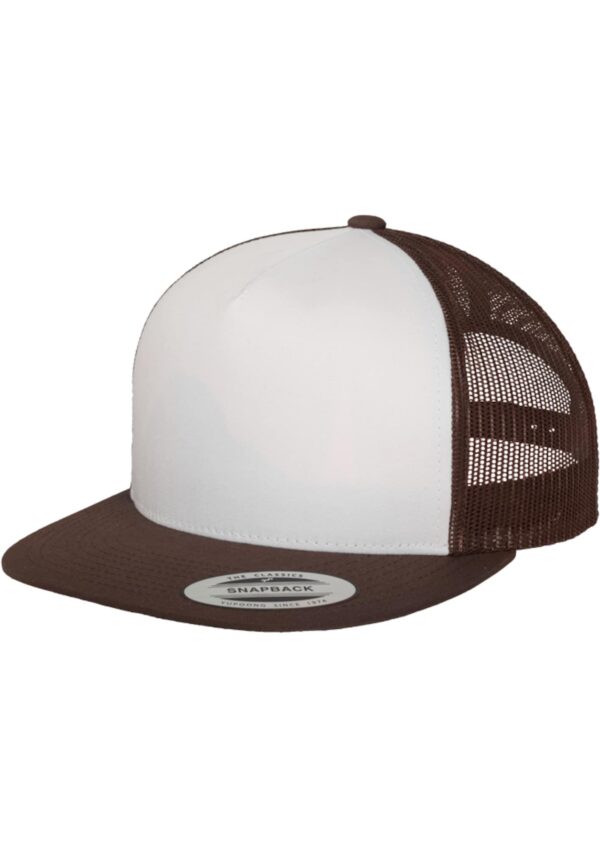 Flexfit Sapkák 'CLASSIC'  sötét barna / fehér