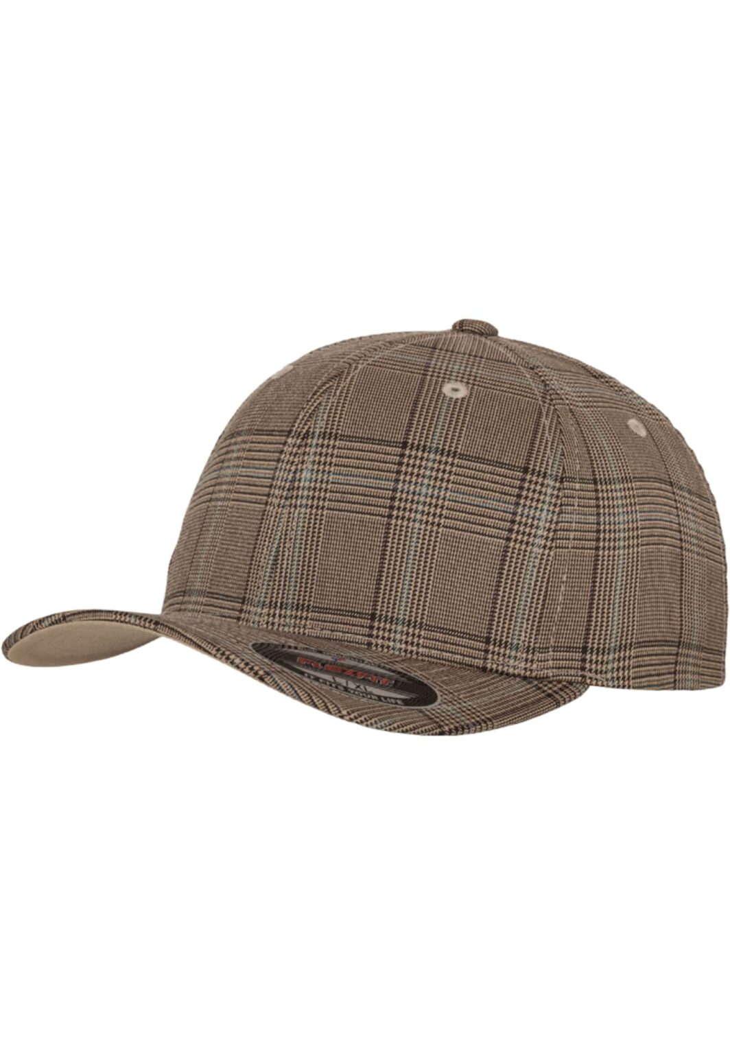 Flexfit Sapkák 'Glen Check'  barna / khaki / menta