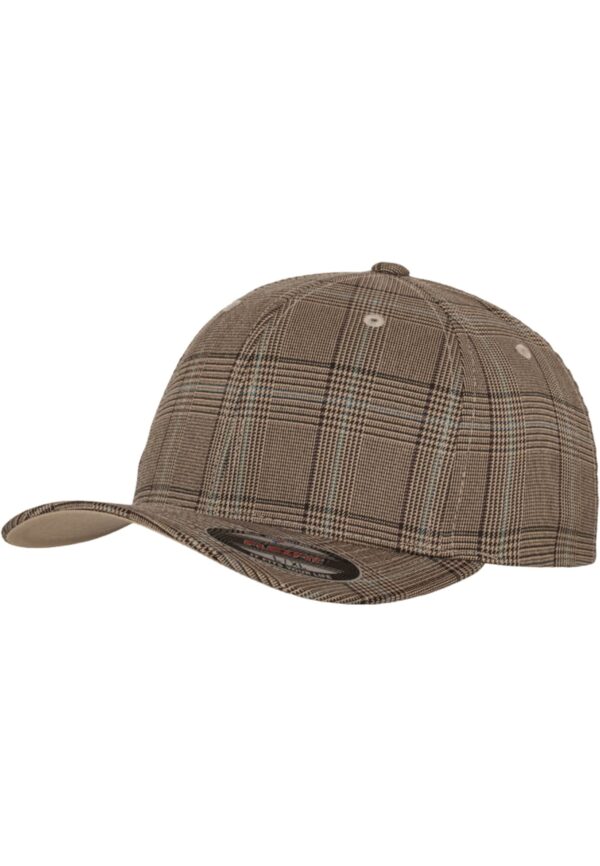 Flexfit Sapkák 'Glen Check'  barna / khaki / menta