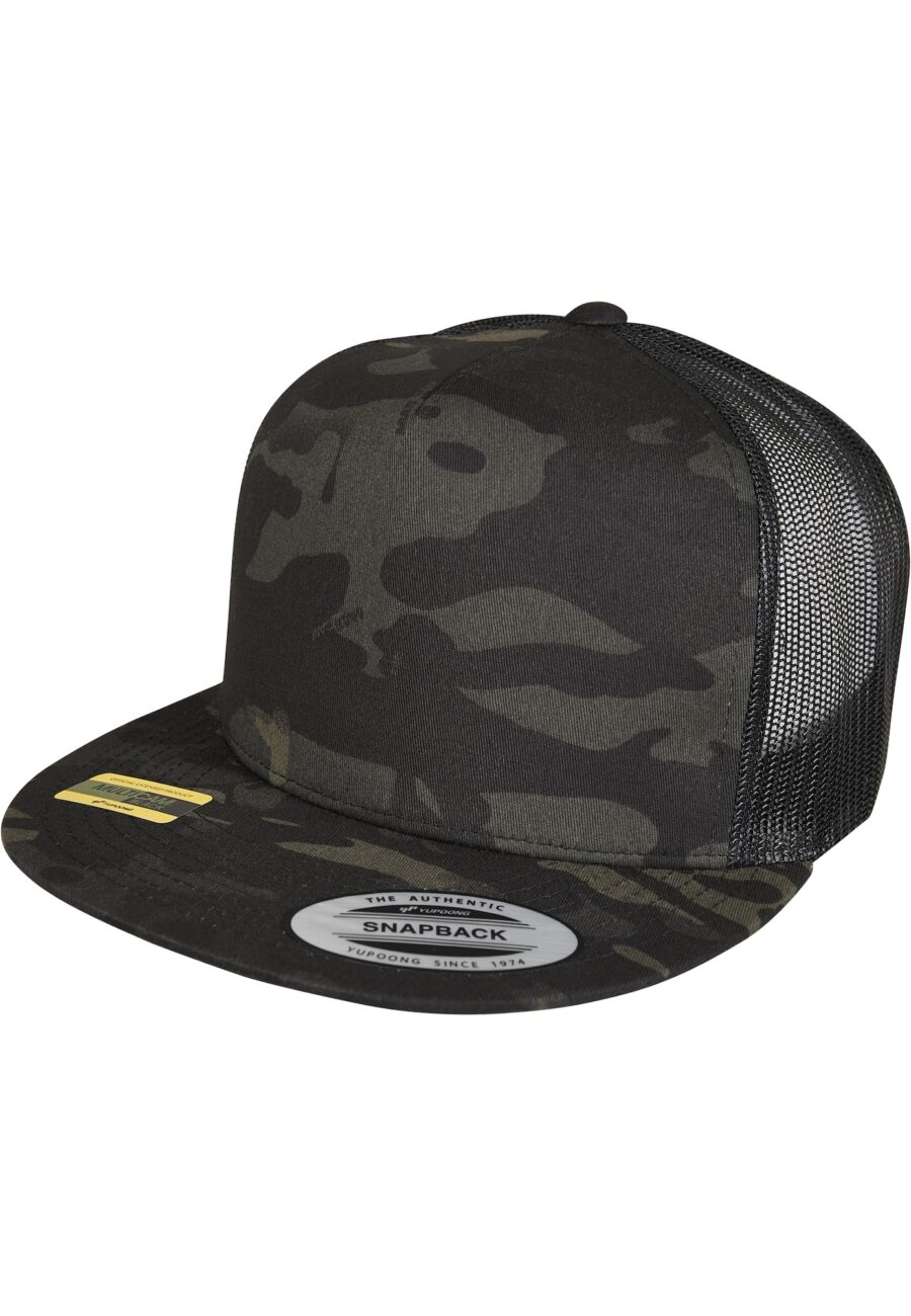 Flexfit Sapkák 'Multicam Trucker'  sárga / khaki / sötétzöld / fekete / fehér-hu