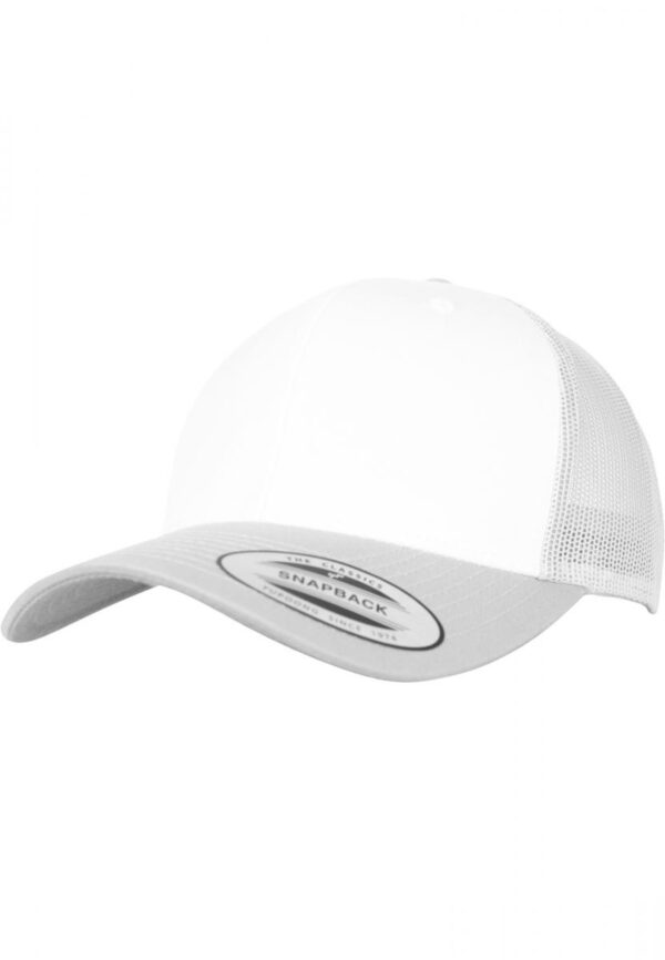 Flexfit Sapkák 'Retro Trucker'  világosszürke / fehér