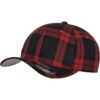 Flexfit Sapkák 'TARTAN PLAID'  piros / bordó / fekete