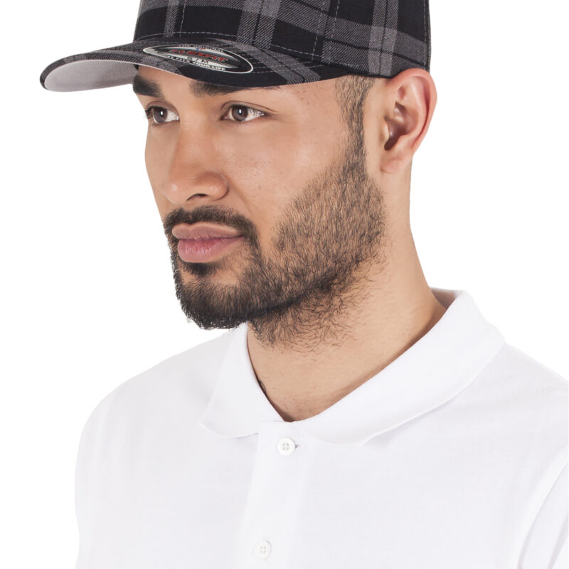 Flexfit Tartan Plaid blk/grey