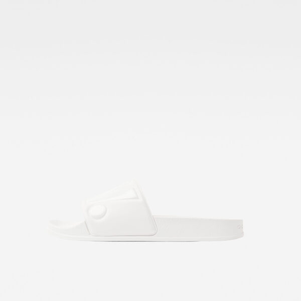Flip-flops - G-STAR Cart slide II WMN - white