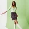 Floral pencil skirt