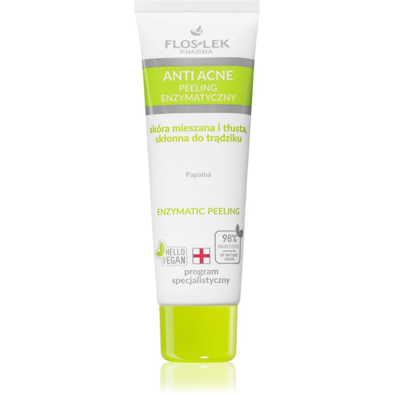 FlosLek Laboratorium Anti Acne enzimatikus peeling kombinált és zsíros bőrre 50 ml-Ár