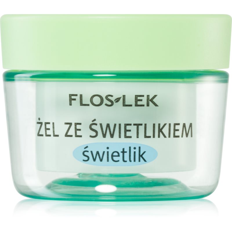 FlosLek Laboratorium Eye Care szemkörnyék ápoló gél orvosi szemvidítóval 10 g-Eredeti