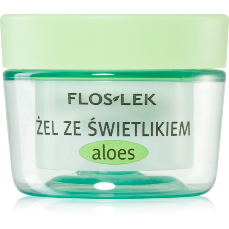 FlosLek Laboratorium Eye Care szemkörnyék ápoló gél szemvidítóval és aloe verával 10 g-Eredeti