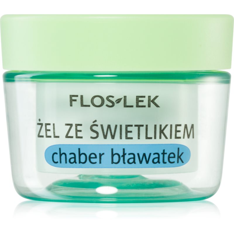 FlosLek Laboratorium Eye Care szemkörnyék ápoló gél szemvidítóval és búzavirággal 10 g-Eredeti