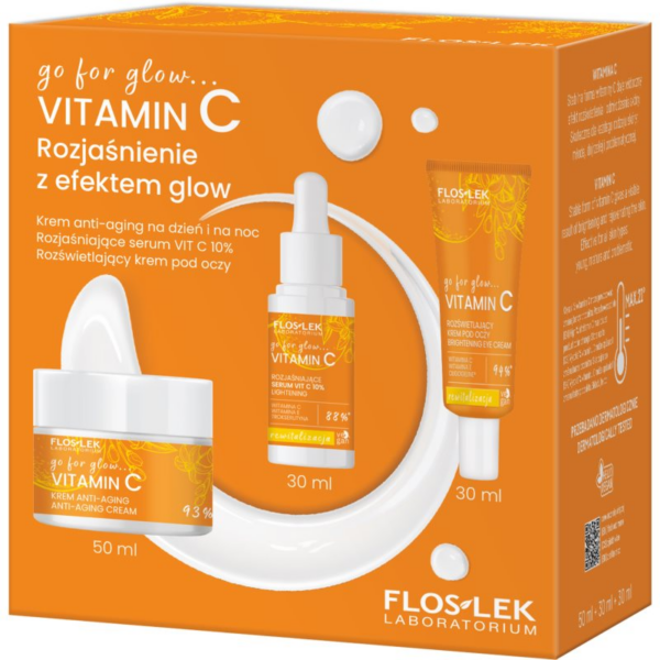 FlosLek Laboratorium Go For Glow Vitamin C ajándékszett az élénk bőrért