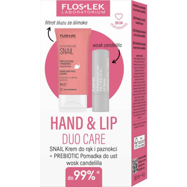 FlosLek Laboratorium Hand & Lip Duo Care Snail ajándékszett