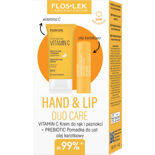FlosLek Laboratorium Hand & Lip Duo Care Vitamin C ajándékszett FlosLek Laboratorium Hand & Lip Duo Care Vitamin C ajándékszett