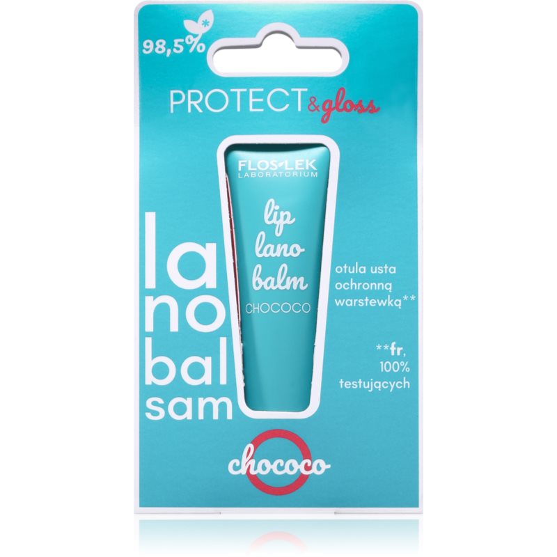 FlosLek Laboratorium Protect & Gloss Lip Lanobalm intenzív ajakbalzsam 12 g-ár