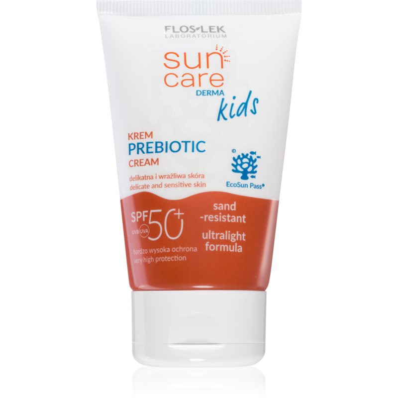 FlosLek Laboratorium Sun Care Derma Kids védőkrém gyermekeknek probiotikumokkal SPF 50+ 50 ml-Ár