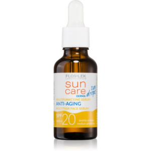 FlosLek Laboratorium Sun Care Derma Sun Drops védő szérum ránctalanító hatással SPF 20 30 ml-Ár