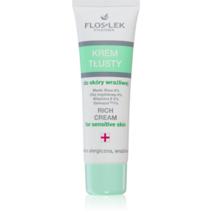FlosLek Pharma Hypoallergic Line mélytápláló éjszakai krém érzékeny és irritált bőrre 50 ml-Eredeti