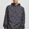 Flower AOP Pull Over Jacket blackflower