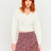 Flowered Wine Skirt TALLY WEiJL - Women