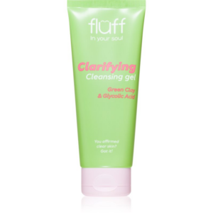 Fluff Clarifying tisztító gél az arcbőrre agyaggal 100 ml