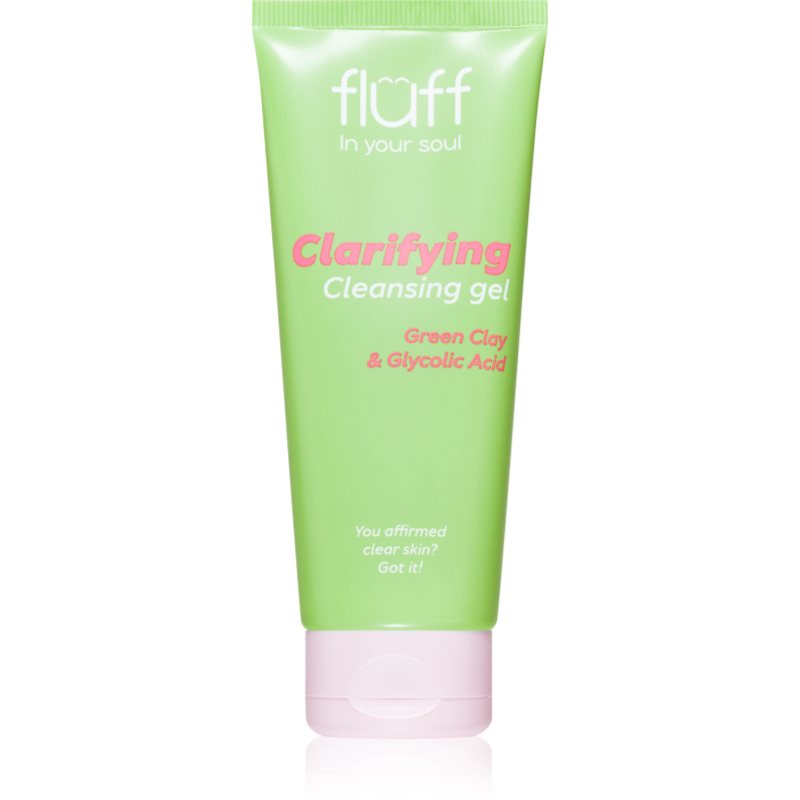 Fluff Clarifying tisztító gél az arcbőrre agyaggal 100 ml