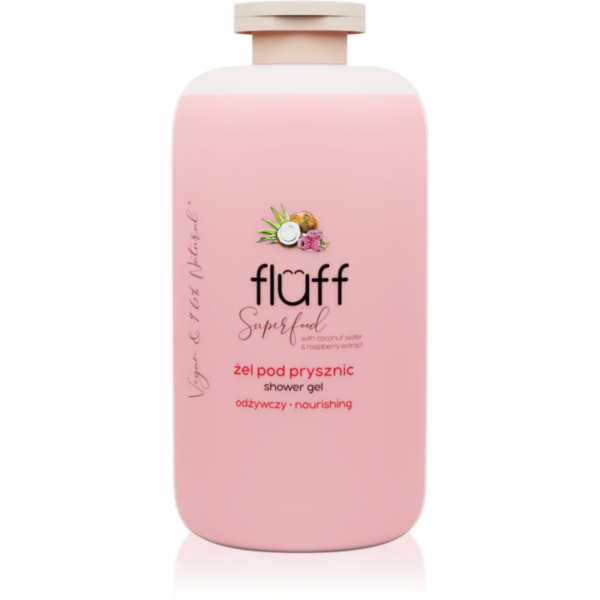 Fluff Superfood tusfürdő gél Coconut Water & Raspberry 500 ml-Ár