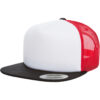Foam Trucker with white front blk/wht/red