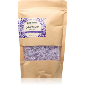 Folk & Flora Lavender relaxációs fürdősó 500 g
