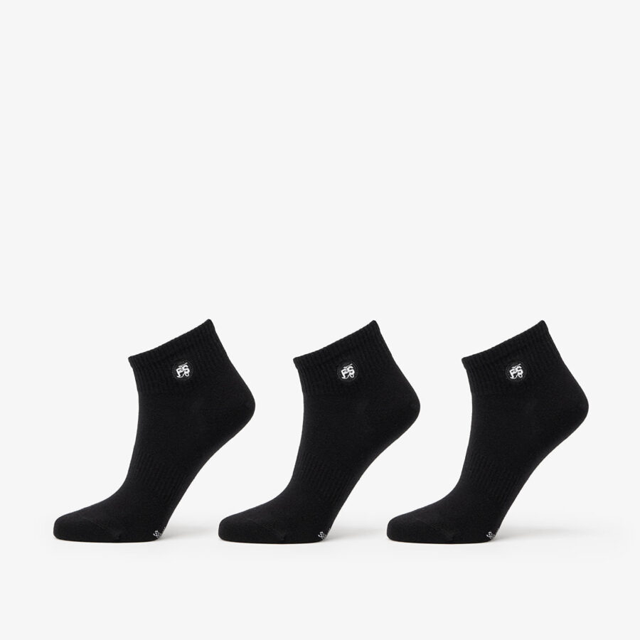Footshop Ankle Socks 3-Pack Black 36-38-alacsony-ár