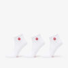 Footshop Ankle Socks 3-Pack White (Red Logo) 36-38-alacsony-ár