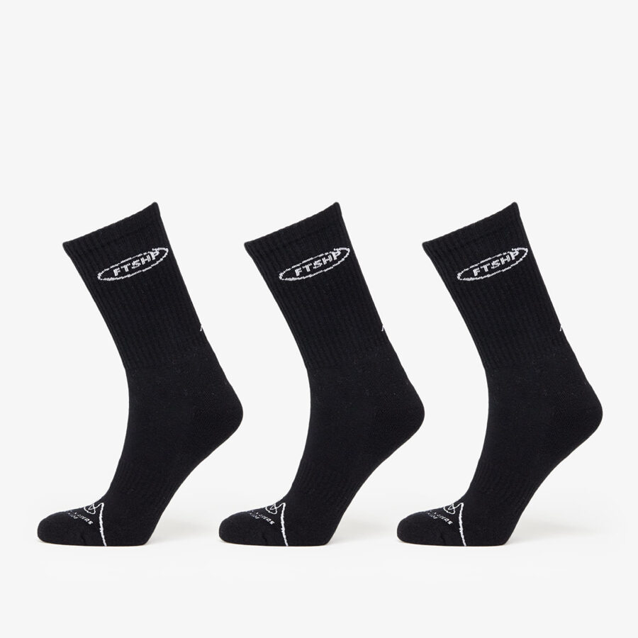 Footshop Basic But Not Basic Socks 3-Pack Black 36-38-alacsony-ár