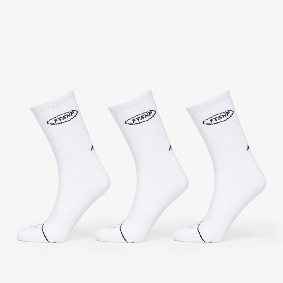 Footshop Basic But Not Basic Socks 3-Pack White 36-38-alacsony-ár