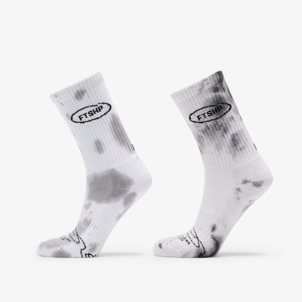 Footshop Basic Crew Socks 2-Pack Tie Dey Bw 36-38-alacsony-ár