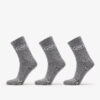 Footshop Basic Crew Socks 3-Pack Grey 36-38-alacsony-ár