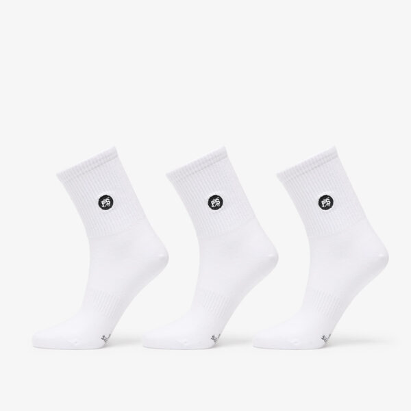 Footshop Short Socks 3-Pack White 36-38-alacsony-ár