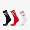 Footshop The Stripes Socks 3-Pack Multicolor 36-38-alacsony-ár