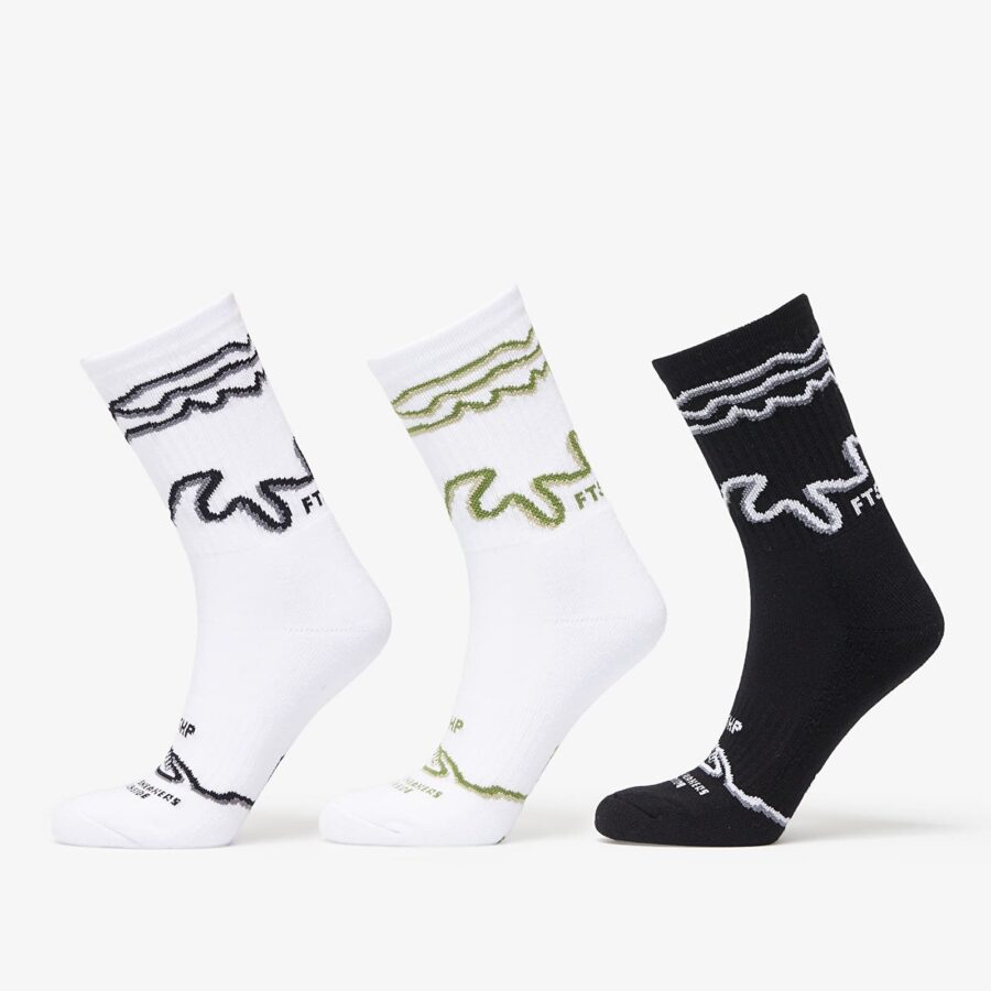 Footshop The Stripes Socks 3-Pack Multicolor 36-38-alacsony-ár
